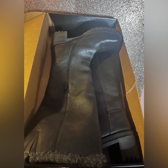 CHARLES BY CHARLES DAVID
Collateral Faux Fur-Lined Suede Knee-High Boots - Picture 8 of 10